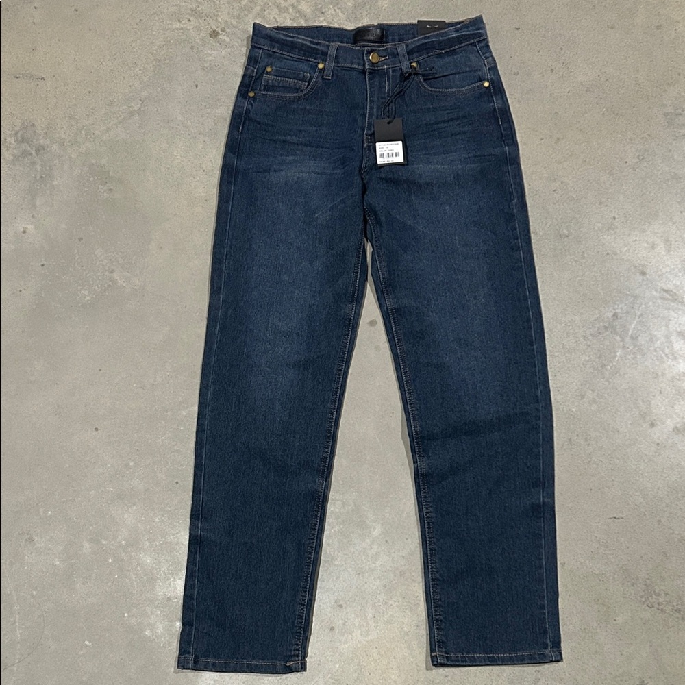 Steve's Jeans Men's Dark Blue Skinny Jeans